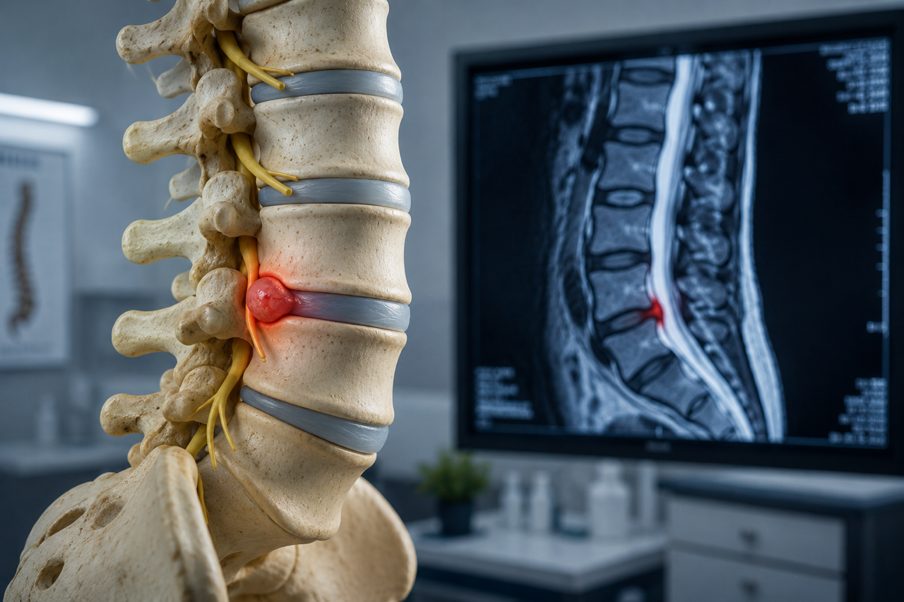 Imagen del artículo: Síntomas de hernia de disco lumbar